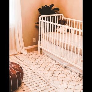 Serena and Lily Macrame Crib Skirt